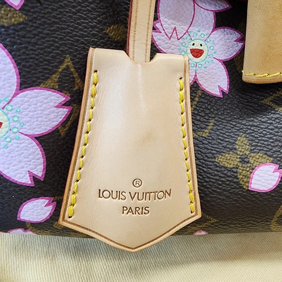 LOUIS VUITTON 2003 Cherry Blossom Sac Retro PM Takashi Murakami Handbag M92012 - Picture 3 of 16
